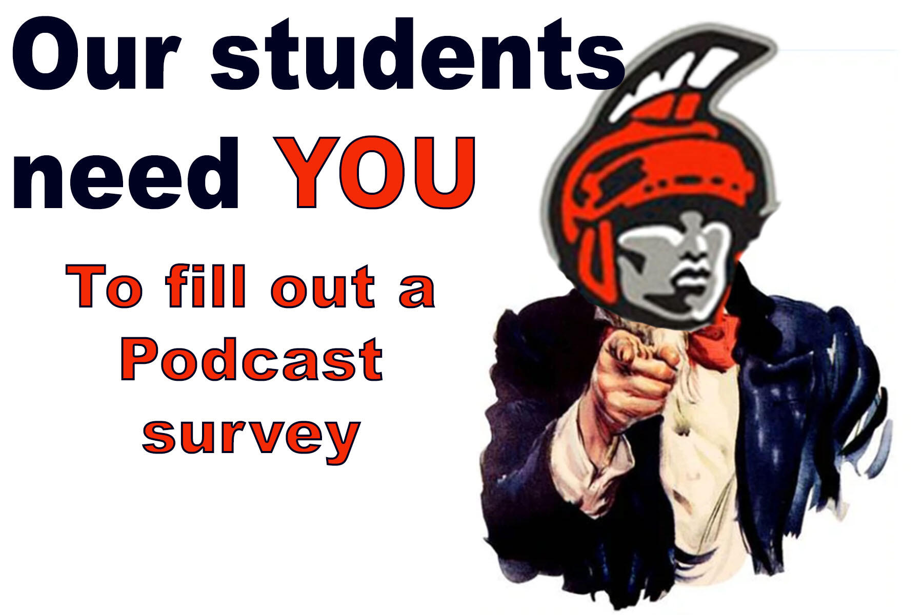 Our students need help with their podcasts!