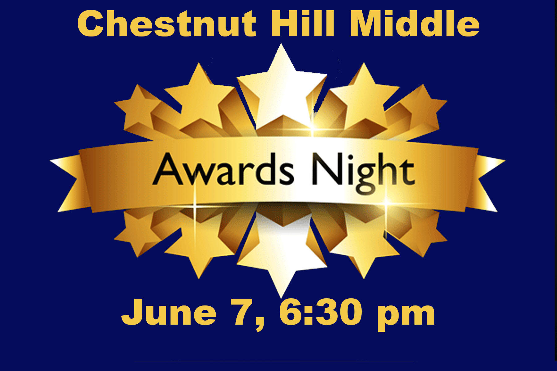 Awards Night June 7 6:30 pm