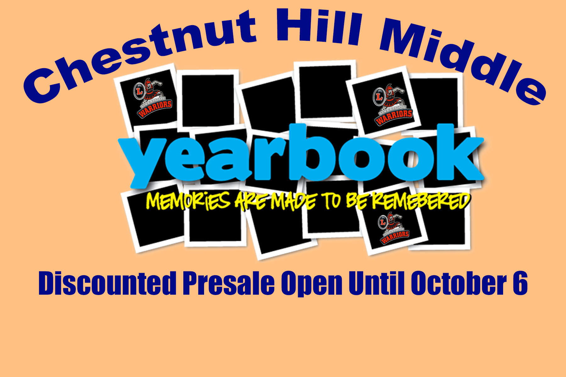 Discounted yearbook sales open until October 6