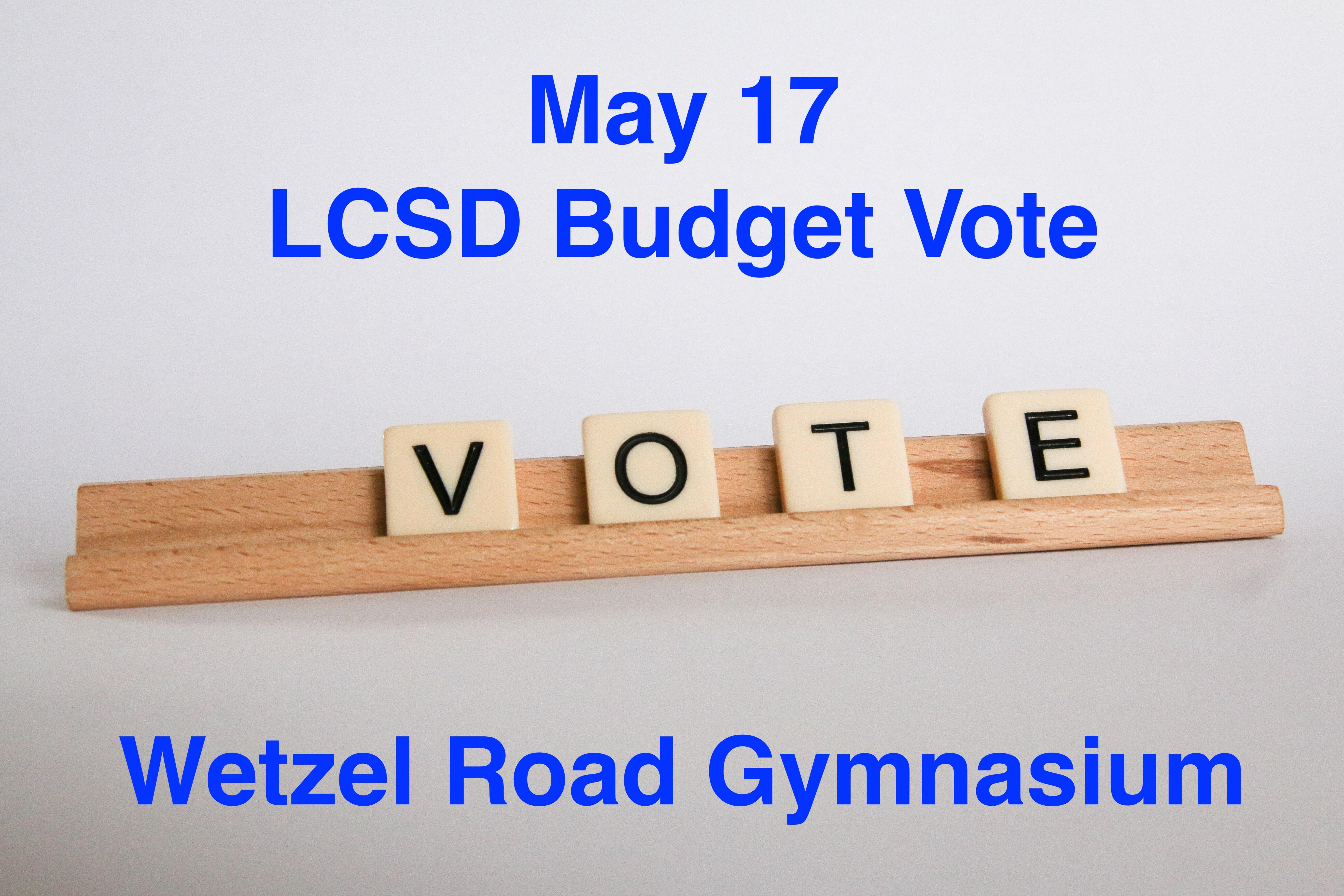 Budget vote May 17