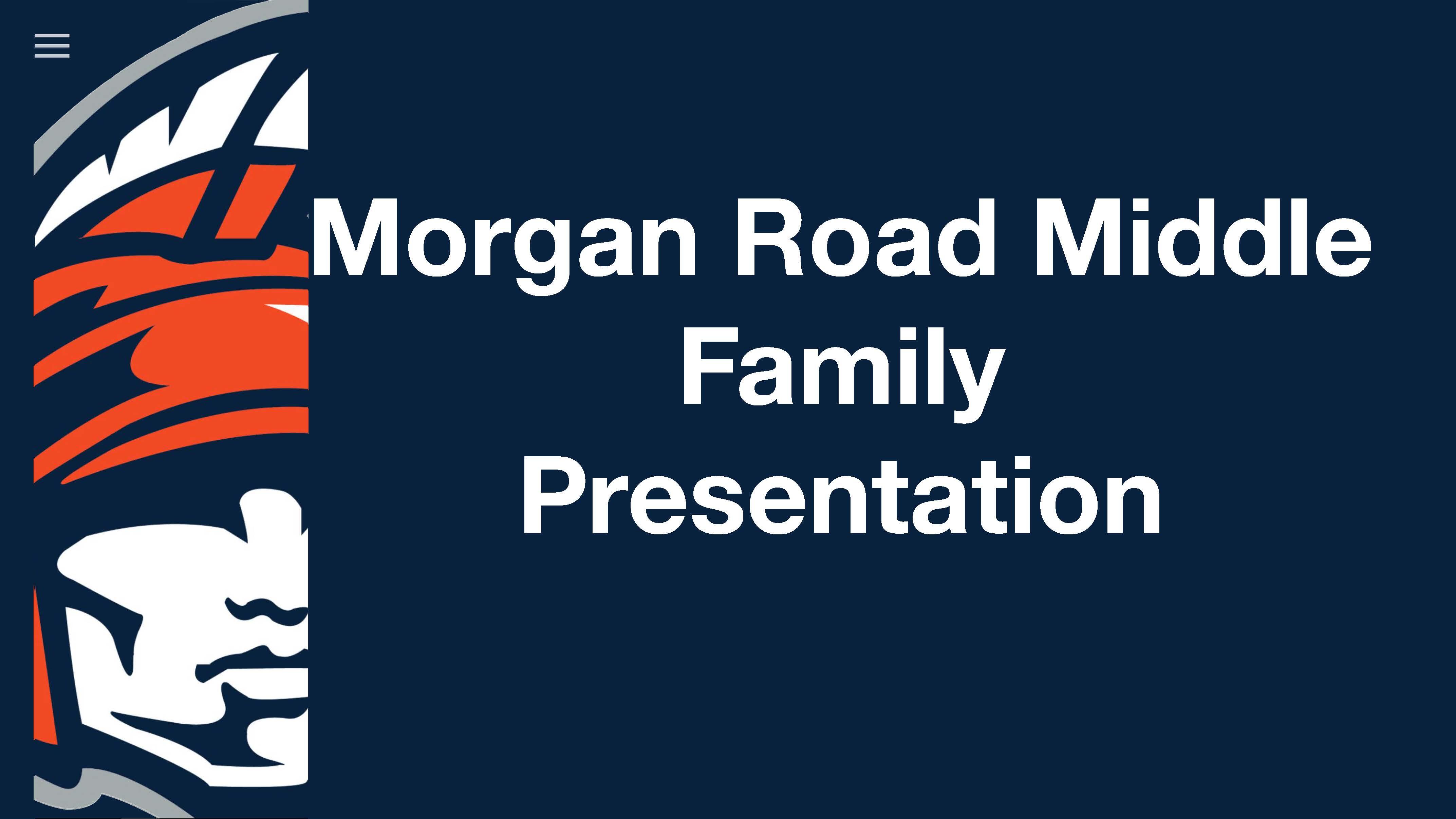 Morgan Road Middle School Education 2020 Presentation