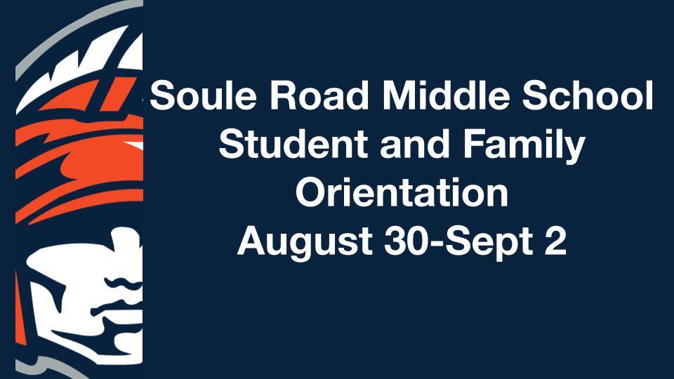 SRM Student and Family Orientation August 30 to September 2